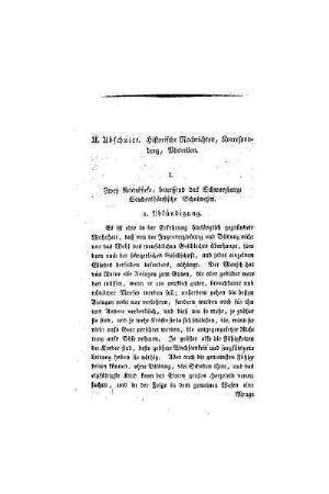 Zwey Actenstücke, betreffend das Schwarzburg - Sondershäusische Schulwesen