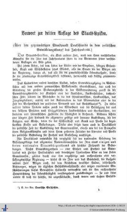 Vorwort zur dritten Auflage des Staats-Lexikon.