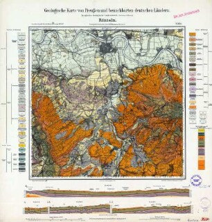 [3820] Rinteln, Geologische Karte von Preußen und benachbarten deutschen Ländern
