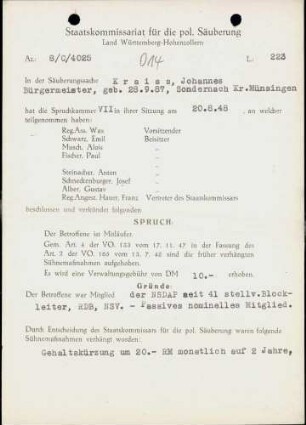 Kraiss, Johannes