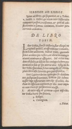 De Libro Tobiae.