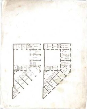 Stegmann, Carl von; Italien; Bauaufnahmen - Grundrisse