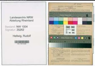 Entnazifizierung Rudolf Hellwig , geb. 06.05.1908 (Kraftfahrer)