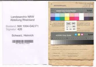 Entnazifizierung Heinrich Schwarz , geb. 01.05.1898 (Brauer)