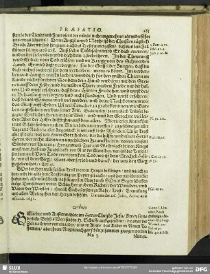 LI. Vita hominis 1. brevitate punctum, 2. labore pistrinum, 3. fragilitate vitrum: Beschreibung deß Menschlichen Lebens, daß es 1. ein kurtzer Punct 2. arbeitselige Roßmühle und 3. ein zerbrechlich Glas sey : Auß Psal. 90. v. 10. Abgehandelt bey Herrn Paul Helwigs, deß Eltern, Buchhändlers, den 22. Julii 1631. Seines 71. Jahr