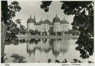 Jagdschloss Moritzburg, Ansicht mit Schlossteich