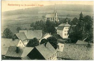 Rechenberg. Blick auf Rechenberg Bienenmühle