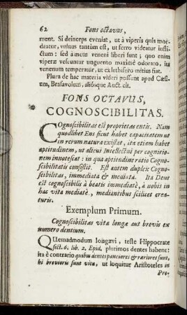 Fons Octavus - Fons Decimus Quartus