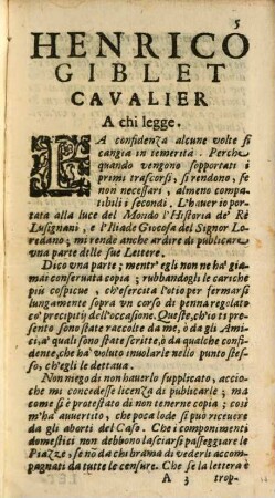 Lettere. 1. (1662)