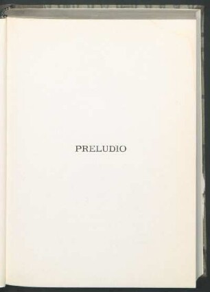 Preludio