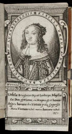 Portrait: Sibylla Ursula Ducissa Brunsvicensis Et Lunaeburgensis
