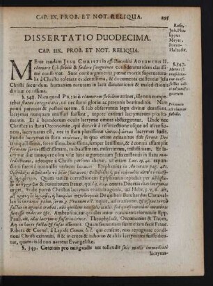 Dissertatio Duodecima.