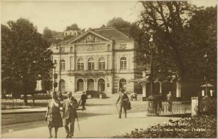 Baden-Baden, Partie beim Kleinen Theater.