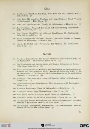 Glas (Nr. 481-487)