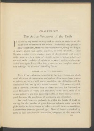 Chapter XIV. - The active volcanoes of the earth.