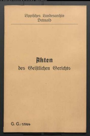 Jobst Röding in Oerlinghausen gegen die Ehefrau des Küsters Christian Stapelage in Oerlinghausen, wegen einer Beleidigung