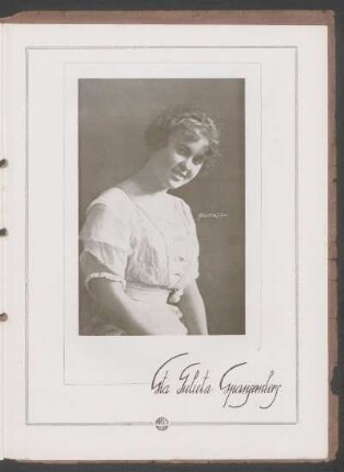 [Fotografía de] Sta. Julieta Spangenberg