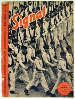 Illustrierte Propagandazeitschrift der Wehrmacht "Signal", Ausgabe in deutscher Sprache vom Februar 1944