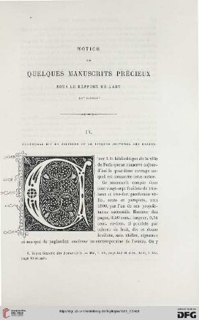 21: Notice de quelques manuscrits précieux sous le rapport de l'art, [3]