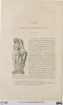 2. Pér. 6.1872: Éros, [2] : étude sur la symbolique du désir