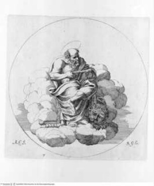 Vita di San Diego, dipinta nella Cappella di S. Giacomo de Spagnoli ..., Tafel 7: Der heilige Hieronymus