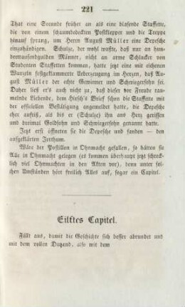 Eilftes Capitel