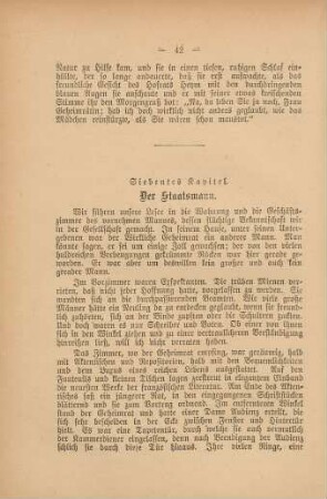 Siebentes Kapitel. Der Staatsmann