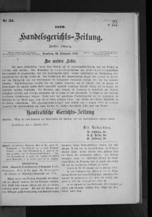 Hamburg. 114. Allgemeine Seeversicherungs-Bedingungen § 133