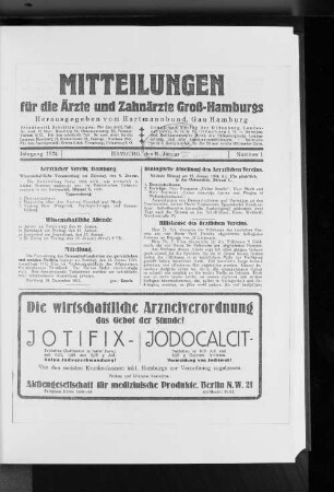Hilfskasse des ärztlichen Vereins.