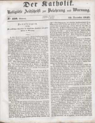 605-608 Zeitfragen : LVIII. Die geistlichen Exercitien im bischöflichen Seminare zum guten Hirten in Würzburg (Schluss)