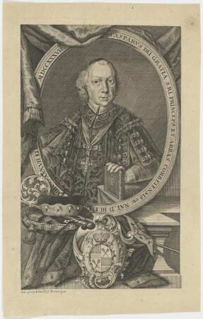 Bildnis des Casparvs, Princeps et Abbas Corbeiensis
