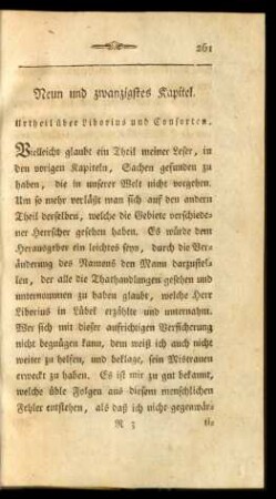Neun und zwanzigstes Kapitel. Urtheil über Liborius und Consorten.
