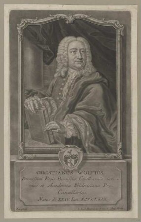 Bildnis des Christianus Wolfius