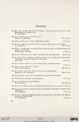 Stoffe (Nr. 448-470)