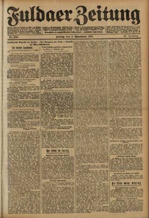 Ausgabe vom Freitag, den 05. November 1915.