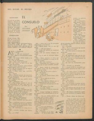 Del dicho al hecho : El consuelo
