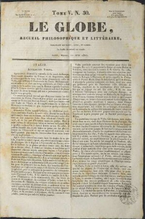 1827, 30: Heft