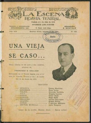 Una vieja se caso... : pieza cómica en un acto y dos cuadros