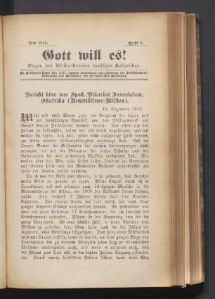 Heft 5. Mai 1913