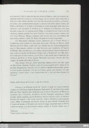 Notitie della Piazza di Cecrino, e sua descrittione.