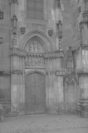 Keine Beschreibung [Saalfeld: Portal der St. Johanniskirche]