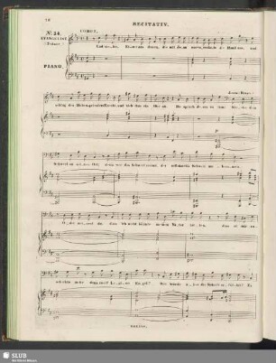 No. 34 Recitativ: Und siehe, Einer aus denen