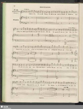 No. 34 Recitativ: Und siehe, Einer aus denen