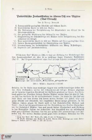 15: Paläolithische Freilandstation im älteren Löss von Wyhlen (Amt Lörrach)
