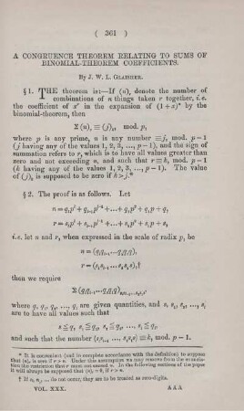 A congruence theorem relating to sums of binomial-theorem coefficients.