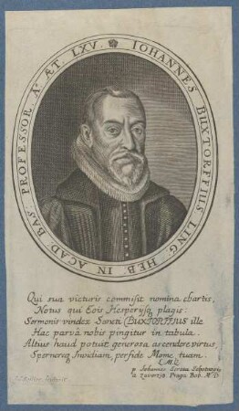 Bildnis des Iohannes Buxtorffius