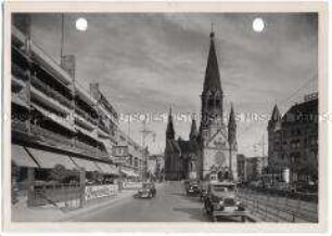 Berlin, Hardenbergstraße und Kaiser-Wilhelm-Gedächtniskirche