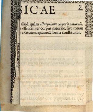Theses physicae ex Libro primo Physicorum