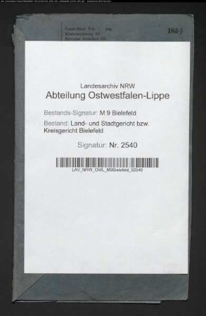 Erblasser: Duddenhausen, Anton: Testament