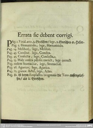 Errata sic debent corrigi